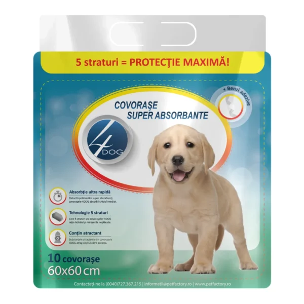 4DOG Covorașe Igienice pentru Câine 60x60
