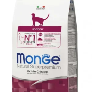 Hrana uscata Monge Natural Superpremium Indoor Cat
