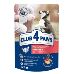 Club 4 Paws Puppy - curcan, plic 100g