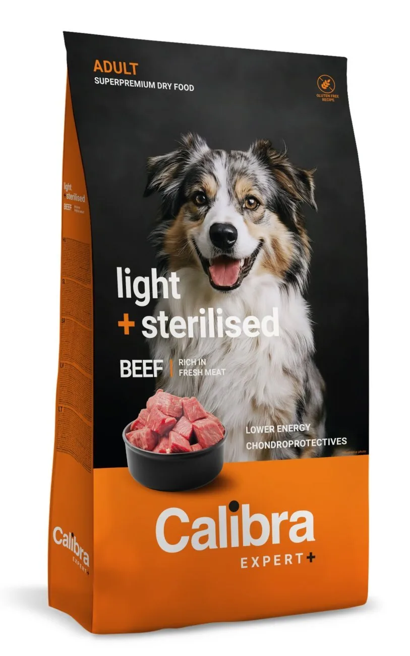 Hrana uscata Calibra Dog Expert+ Adult Light & Sterilised Vita